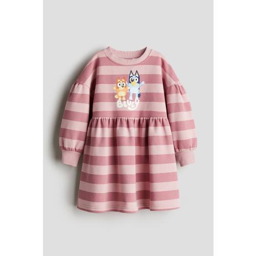PRINTED SWEATSHIRT DRESS