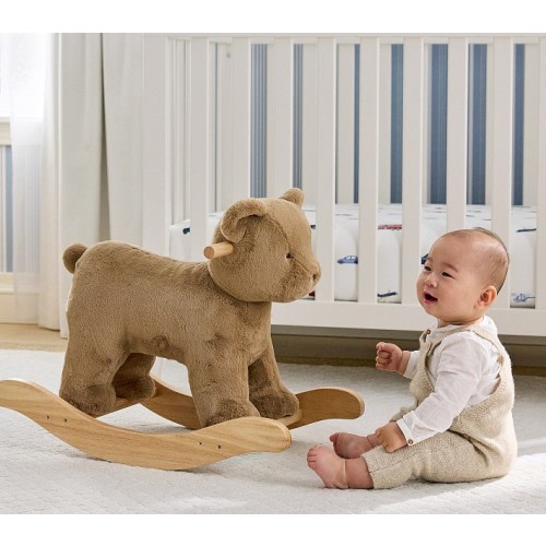 Bear Critter Plush Nursery Rocker
