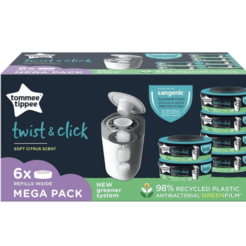 Tommee Tippee Twist and Click Advanced Nappy Bin Refill Cassettes