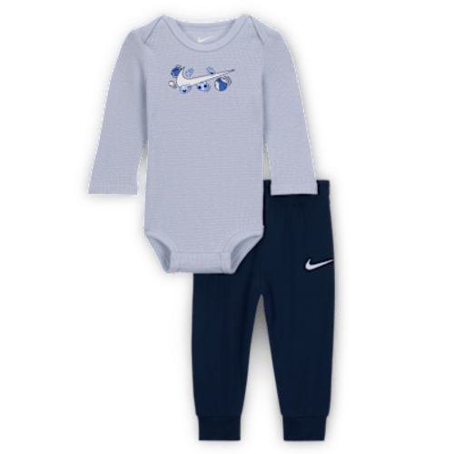 Nike Play For All Baby (0-9M) Long Sleeve Bodysuit and Pants Set