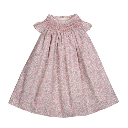 Petit Floral Hand Smocked Bishop