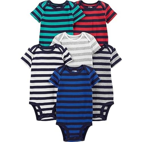 Simple Joys by Carter's baby-boys 6-pack Short-sleeve Bodysuit