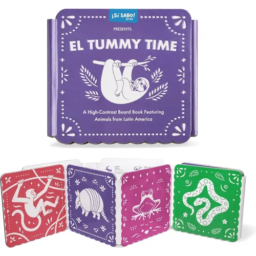 El Tummy Time: A High-Contrast Board Book Featuring Animals from Latin America (Sí Sabo Kids)
