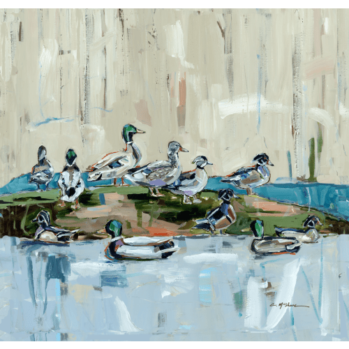 "Mound Party" on canvas – Chelsea McShane Art