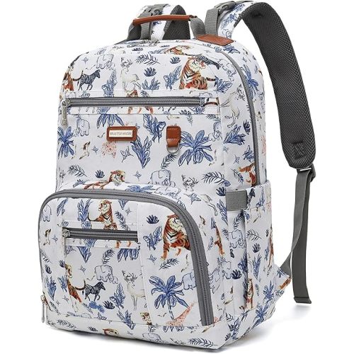 Diaper Bag Backpack, Large Baby Nappy Bags with Portable Changing Pad for Boys and GirlsMultifunction Travel Baby Bag for Moms Dads, Shower Gifts Waterproof and Stylish