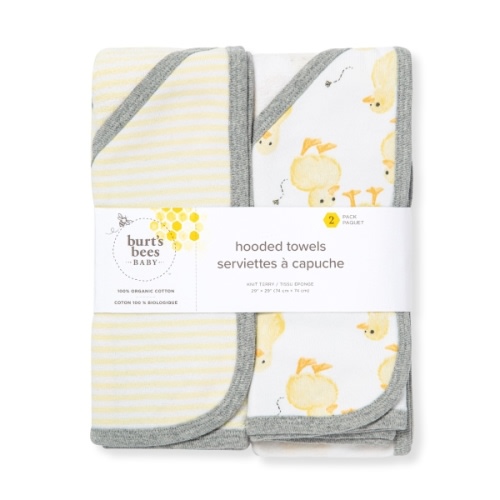 Little Ducks Organic Cotton Hooded Towels 2 Pack