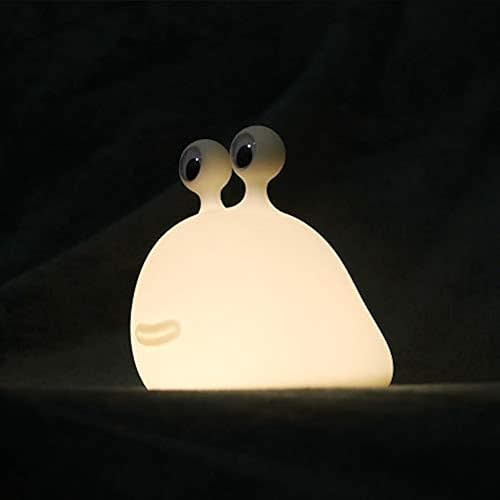 MUID Original Authentic Slug Night Light, Nursery Squishy Lamp, Silicone Light for Classroom, Cute Animal Bedside Lamp for Baby Kids Teens, Soft Light for Bedroom Breastfeeding.