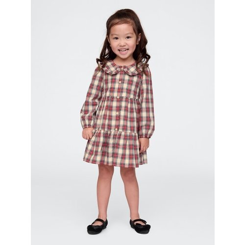 Christmas babyGap Tiered Ruffle Collar Dress
