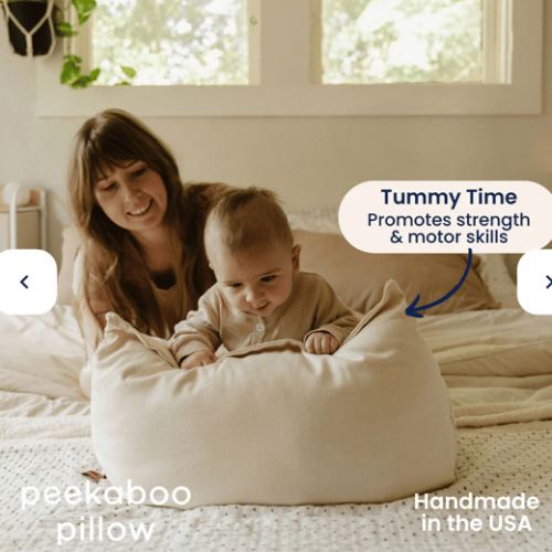 Peekaboo Pillow™ Official Site - Organic Infant Lap Pillow