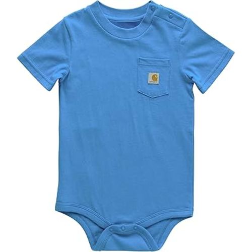 Carhartt Unisex Baby, Short-sleeve Bodysuit Pocket T-shirt