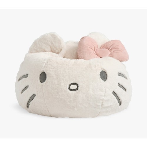 Anywhere Beanbag™, Hello Kitty® Faux Fur Ivory