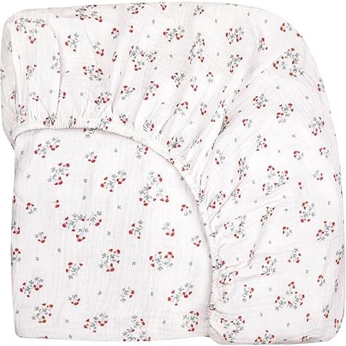 Extra Soft Muslin Fitted Crib Sheets 100% Cotton Baby Crib Sheets for Standard Crib Mattress | 28 X 52 Inches