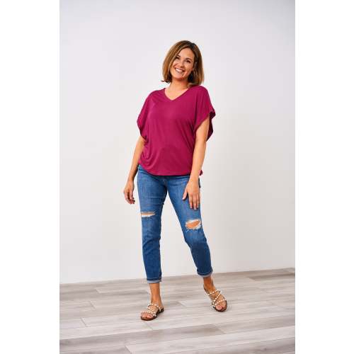 Latched Mama V-Neck Daily Nursing Tee