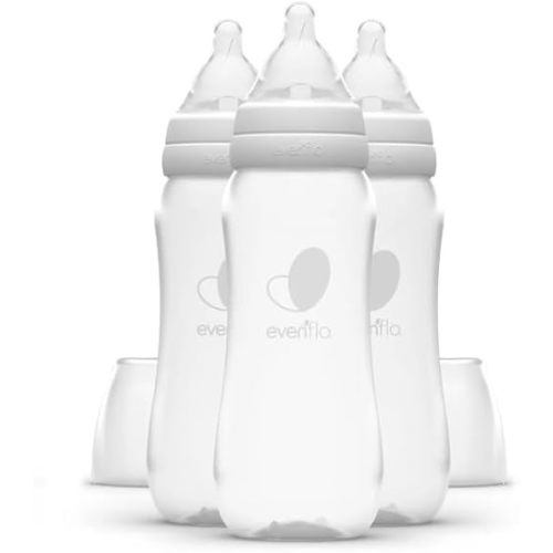 Evenflo Feeding Balance+ Bottles, Standard, 0+ Months, Slow Flow, 3 Bottles, 9 oz (270 ml)