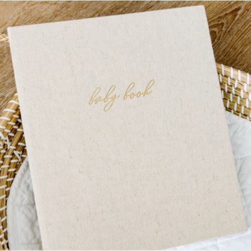 First Year Baby Memory Book - Sand