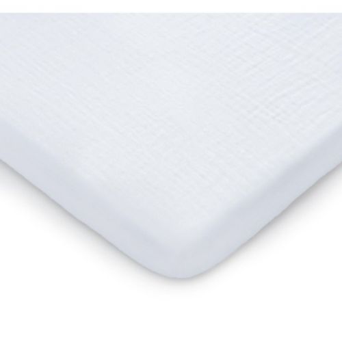 Muslin Fitted Bassinet Crib Sheet, Extra Soft 100% Muslin Cotton Bassinet Sheets by Comfy Cubs