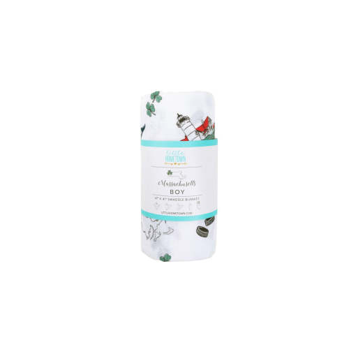 Massachusetts Baby Muslin Swaddle Receiving Blanket