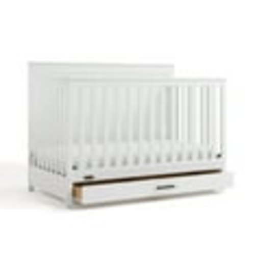 Graco Tristan Convertible Baby Crib with Drawer, White