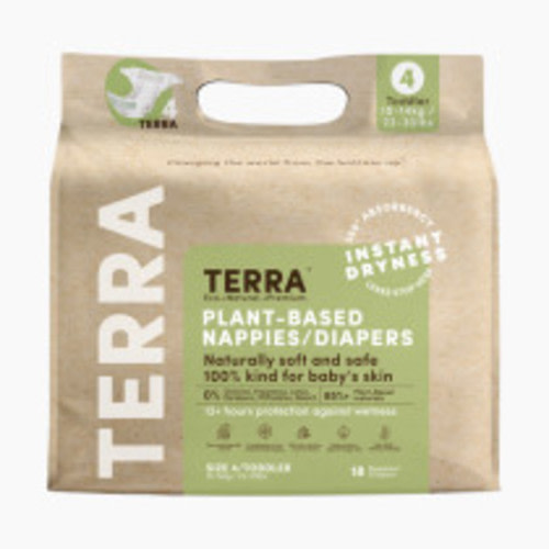 Terra Premium Plant-Based Diapers - Size 4 (144 Ct)