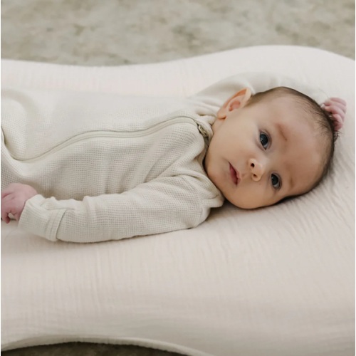 Lounger Curve + Muslin Cover Set | Natural