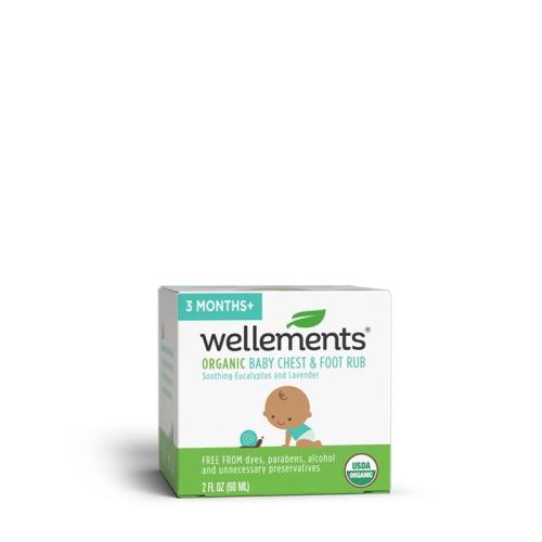 Wellements® Organic Baby Chest & Foot Rub - Soothe and Calm
