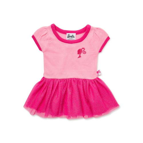 Barbie Baby Girl Cosplay Sweater Dress, Sizes 0/3 Months-6/9 Months
