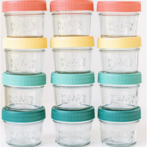 Breastmilk Storage Jar Set – Mason Bottle