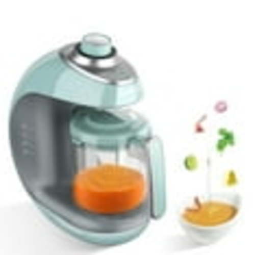 MaxKare Baby Food Maker, Food Processor Blender Grinder Steamer Cooks & Blends Healthy, Self Cleans, Green
