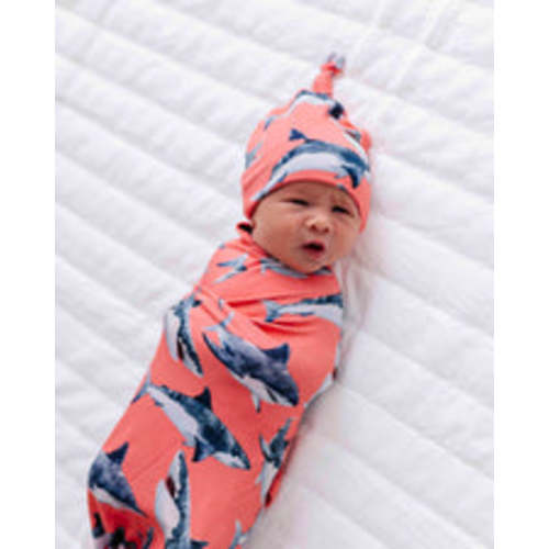 I Ain't Lion Swaddle Beanie Set