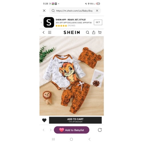 Lion outfit | SHEIN