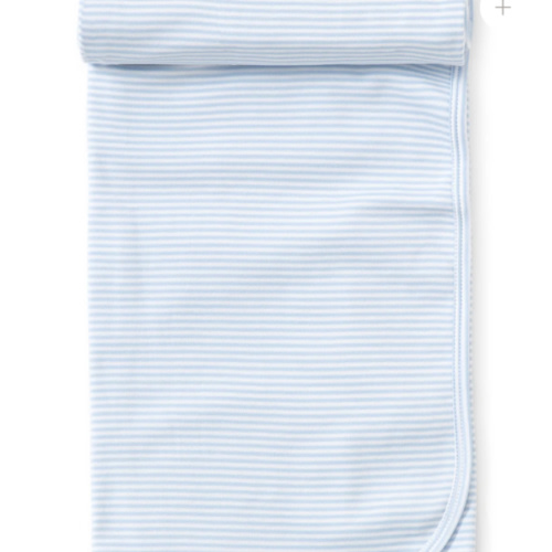 Blue Simple Stripes Blanket