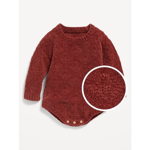 Long-Sleeve Textured-Knit Romper for Baby