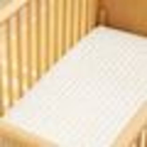 Painterly Grid Crib Fitted Sheet, Sunbeam Yellow
