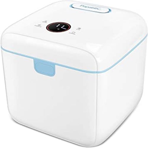 Papablic 4-in-1 UV Light Sanitizer | UV-Clean Sanitizing and Dryer Pro | UV Sanitizer Box with Dual UV-C Lamps for Babies & Whole Family | Large Capacity | Touch Control