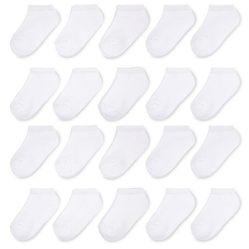 Wonder Nation Infant and Toddler Low- Cut Socks, 20-Pack, Sizes 0M-5T