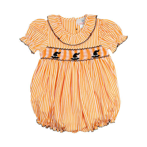 Witch Hats Smocked Bishop Bubble