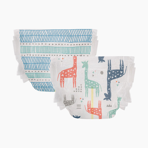 The Honest Company Clean Conscious Disposable Diapers - Dots+Dashes + Multi-Giraffes, Size 1, 78 Count