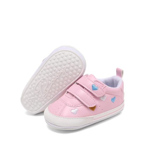 Clowora Baby Boys Girls Shoes Non-Slip Rubber Sole Sneakers Infant First Walking Toddler Crib Shoes Newborn Loafers Flats.