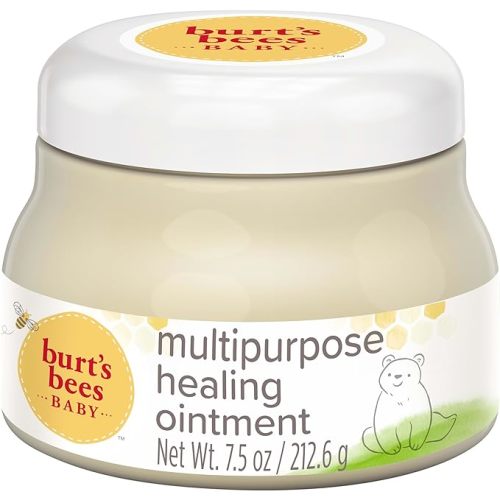Burt's Bees Baby Multipurpose Healing Ointment with Shea Butter, Face & Body Baby Ointment for Dry Skin, 100% Natural Origin, 7.5 Oz