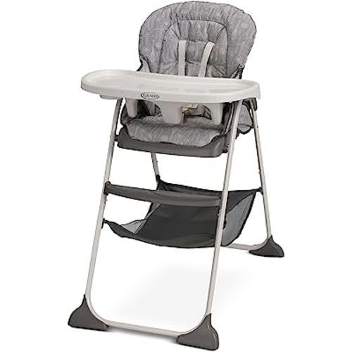 Graco Slim Snacker High Chair, Ultra Compact High Chair, Whisk