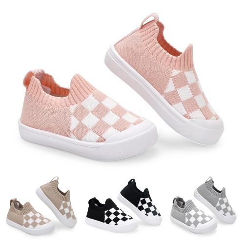 Mesh Toddler Shoes,Baby Sneakers Girls Boys, Baby Sock Shoe,Slip-On Baby Walking Shoes,Breathable Toddler Tennis Shoes,Baby Non-Slip Breathable Slippers with Soft Rubber Soles 6 9 12 18 24 Months