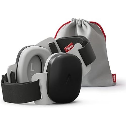 Alpine Muffy Baby - New & Improved Baby Ear Muffs Noise Protection for Babies and Toddlers - CE & ANSI Certified - Safe and Soothing Hearing Protection - Age 3-48 Months - Approved by Babies - Black