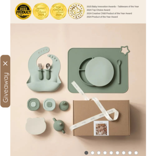 First Bites Gift Set (Sage/Mint)