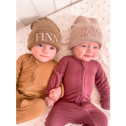 Embroidered Beanie Baby, Toddler Hat with Name, Baby girl beanie, Announcement Accessories, Winter Baby Gift boy, Personalized Baby Shower