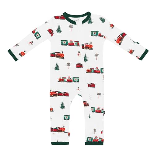 KYTE BABY Unisex Rayon Made From Bamboo Zippered Rompers 0-24 Months