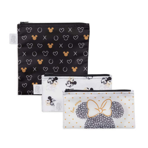 Bumkins Disney Reusable Snack Bag 3 Pk: Love, Minnie — buybuy BABY