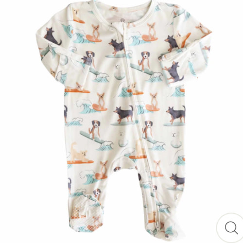 Paddle Pups Zipper Footie