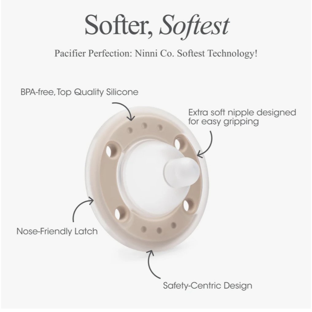 Ninni Pacifier Oatmeal 2 Pack