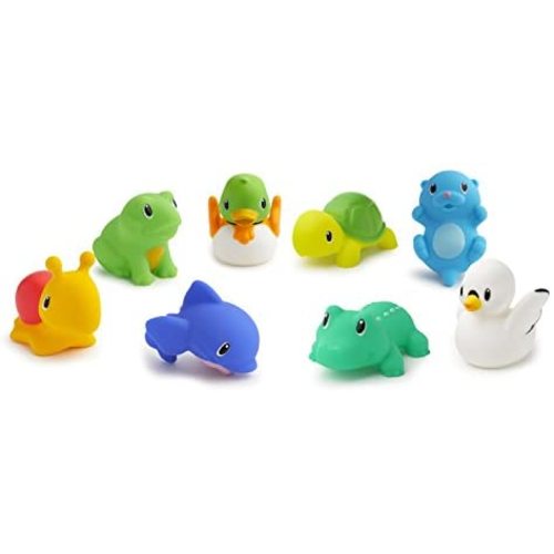 Munchkin Lake Squirts Bath Toy, 8 Pack - 8 Count - Lake Buddies