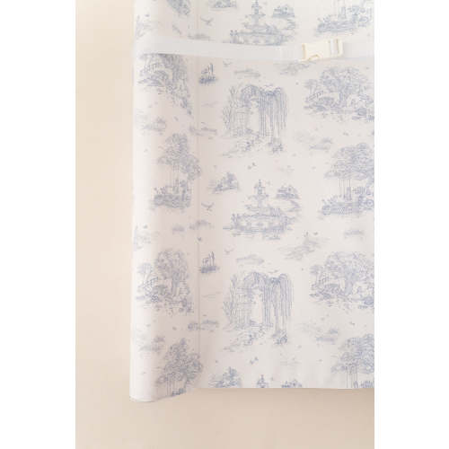 Spring Toile Blue Contour Change Pad | The Gilded Bird